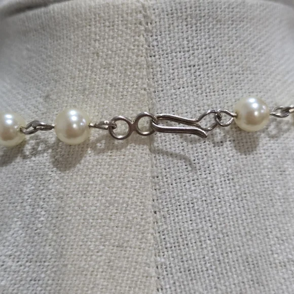 Victorian chandelier pearl necklace - Picture 3 of 3